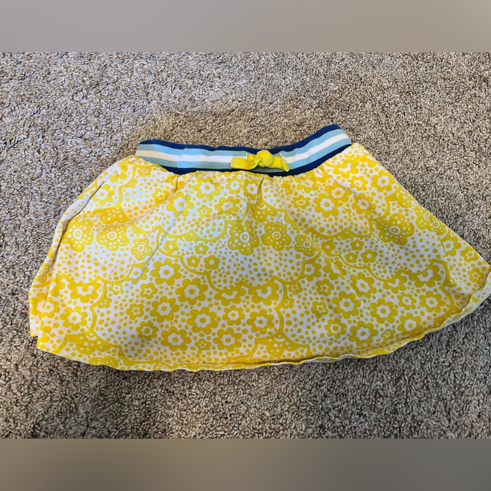 Mini Boden Yellow Skirt